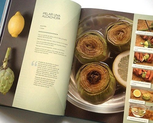 Diseño libro COMO EN CASA DE KARLOS ARGUIÑANO