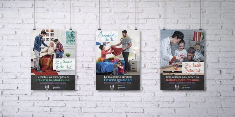 Campaña Emakunde 2018 - Aprendo de ti - La igualdad se aprende, enseña igualdad