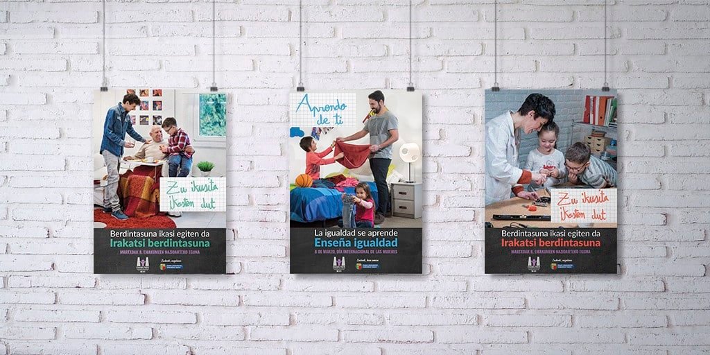 Campaña Emakunde 2018: “La igualdad se aprende. Enseña igualdad”