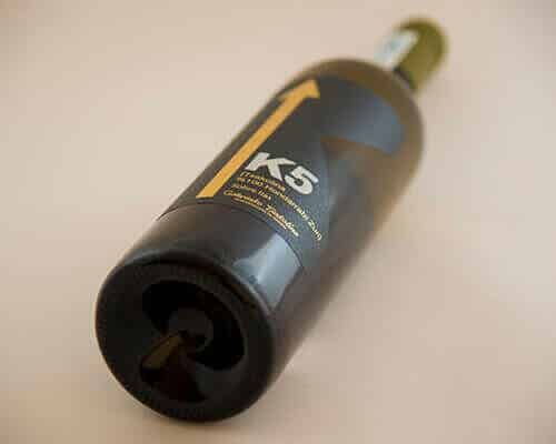 Diseño gráfico de la nueva etiqueta para el Txakoli K5