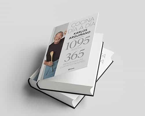 Diseño editorial del libro Cocina día a día con Karlos Arguiñano