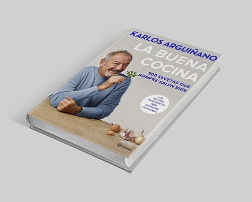Diseño del libro de Karlos Arguiñano «La buena Cocina»