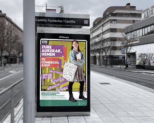 Campaña comunicación comercio local Ayuntamiento Vitoria-Gasteiz
