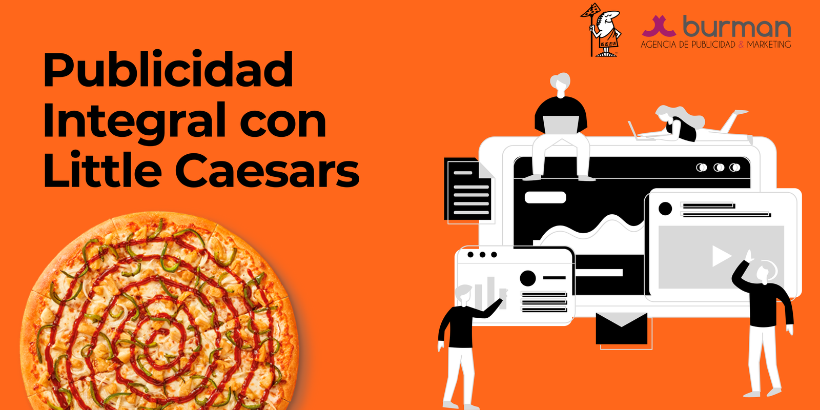 Publicidad integral: campaña de verano 2024 con Little Caesars